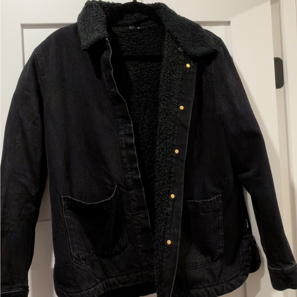 Barbour Men's Black Sherpa Jacket